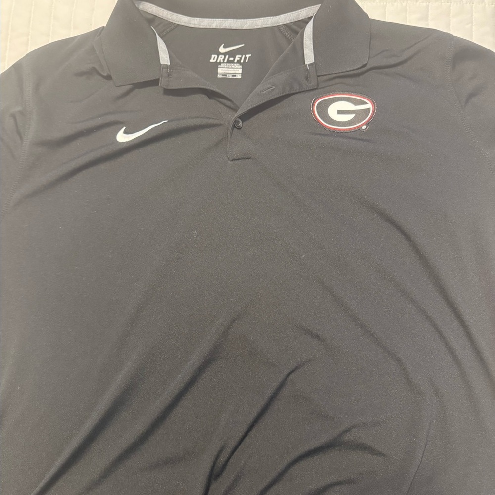 Nike Men's Black Georgia Bulldogs Polo